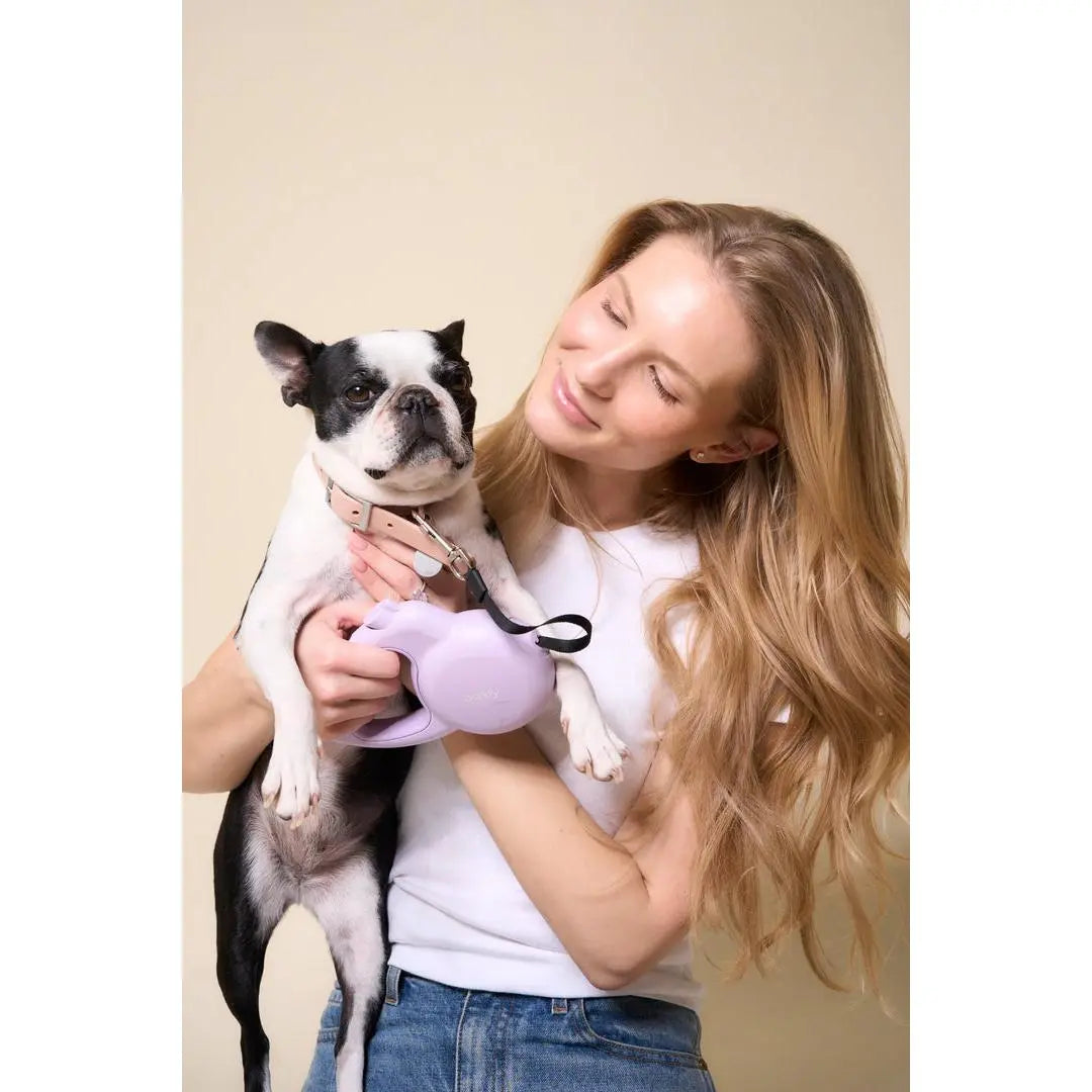 The Barkly Leash with a Built-In Personal Safety Alarm in Lilac