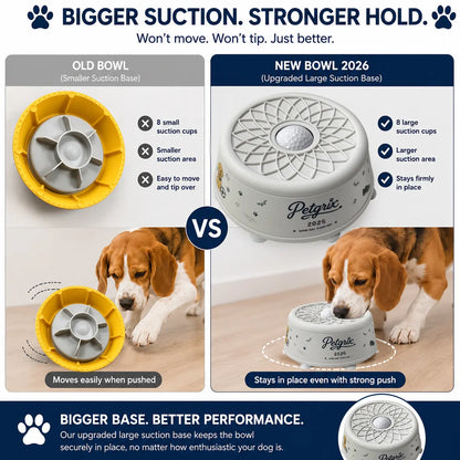 Petgrix Soccer Slow Feeder Dog Bowl, No-Spill Lick Bowl with Flat-Lock Ball Design, Strong Suction Base, Interactive Enrichment Feeder for Peanut Butter, Yogurt, Bone Broth & Wet Food