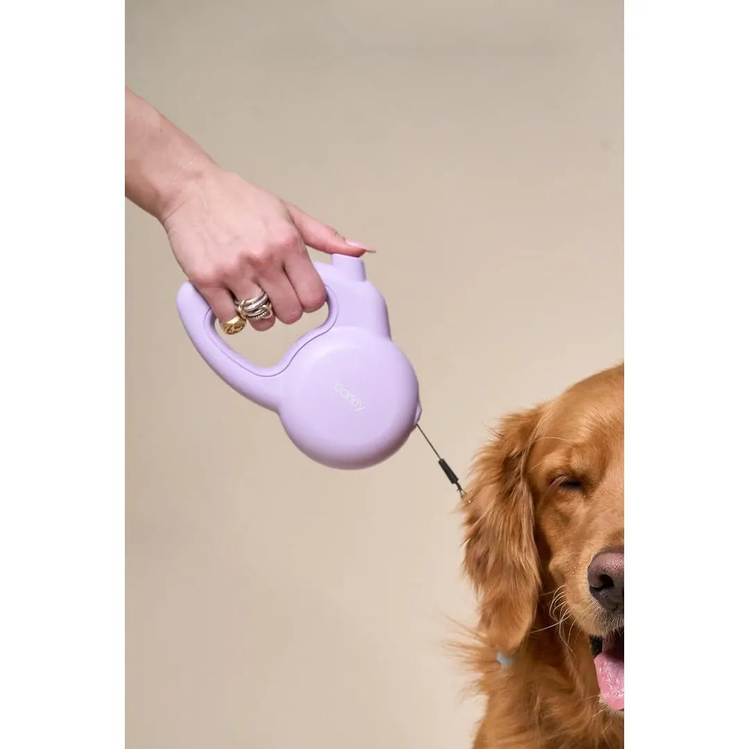 The Barkly Leash with a Built-In Personal Safety Alarm in Lilac
